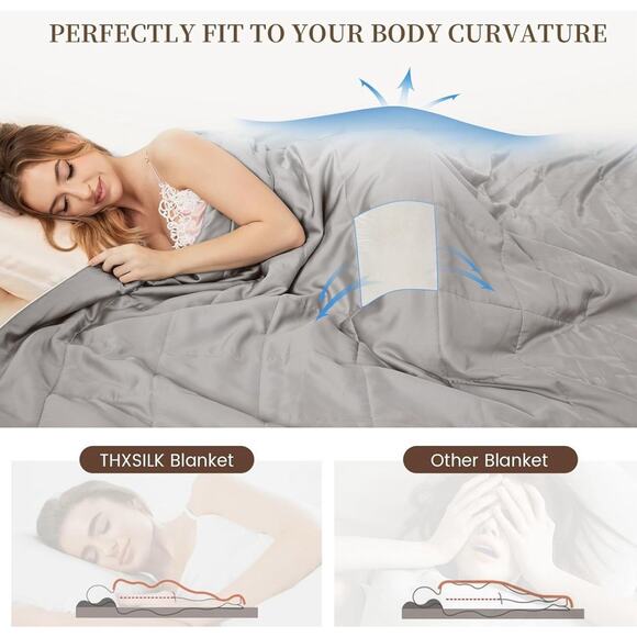 KING All-Season 100% Pure Natural Mulberry Silk Comforter,Blanket,Duvet - Picture 5 of 7